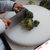 创简坊（CJIANFF） 加厚圆形塑料菜板PE菜墩厨房菜板砧板肉墩(43*厚15厘米(单独砧板))第3张高清大图
