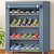 索尔诺 4层鞋柜简易鞋柜防尘自由组装鞋橱储物柜04C(紫色 04C)第2张高清大图