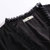 胖妹妹大码连衣裙2021夏季新款韩版时尚百搭收腰中长款裙子22159(黑色 XL)第4张高清大图