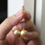 风下Hrfly 天然南洋金珠海水珍珠耳坠  日常优雅珍珠耳线 18k金钻石 简约耐看 礼盒包装(10-11mm)第3张高清大图