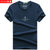 男式t恤短袖新款夏季纯色男装青年修身休闲圆领3592(黑色 XL)第3张高清大图