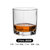 威士忌ins风北欧洋酒水晶玻璃鸡尾酒杯古典白兰地杯酒吧啤酒杯子(四方杯-170ML)第5张高清大图