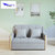 TIMI 现代简约沙发床 可折叠沙发 现代两用沙发 多功能沙发(浅灰色 1.33米带储物沙发床)第2张高清大图