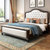 吉木多 小美式实木床 1.8米1.5米主卧欧式双人床现代简约白色软靠卧室婚床(1.8*2米象牙白 单床)第3张高清大图