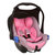 斯迪姆（SIDM） 新生儿婴儿提篮式安全座椅车载多功能摇篮式宝宝提篮0-15个月爱心天使(糖果粉)第3张高清大图