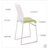 宏莱科   弓形四脚电脑椅HLK-061 皮艺网布办公椅 培训椅吧椅(默认 默认)第3张高清大图