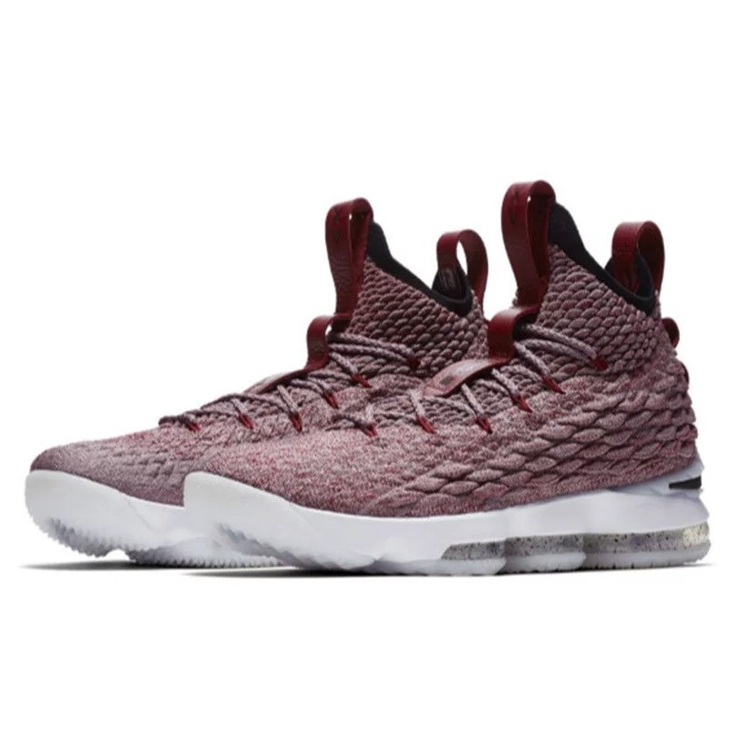 nike/耐克 詹姆斯15代篮球鞋 lebron 15 黑银香槟金 男子高帮实战运动