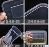 一次性饭盒餐盒方形750ml*300套长方形透明塑料快餐盒(透明)