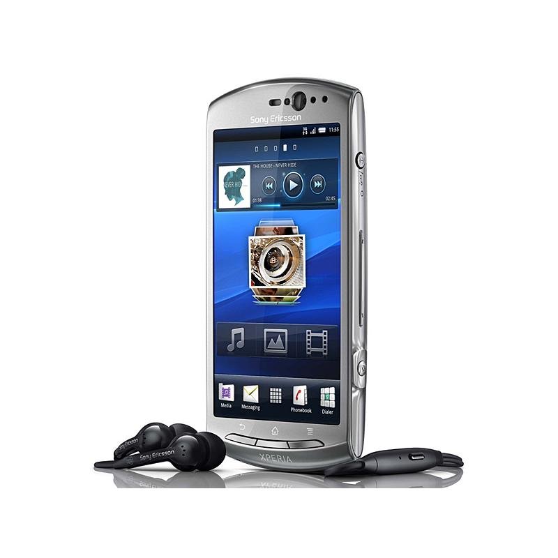 索尼爱立信sonyericssonmt15i手机银色