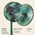 卡罗纳KALUONA拉伸空气循环扇USB风扇(翡翠绿)第6张高清大图