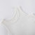 Petitkami2021夏季儿童婴儿新款男女宝斑马烧花系列背心睡衣内衣(100 白色)第4张高清大图