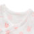 emimi 爱米米 日本制造婴儿内衣和尚服纯棉短款内衣 0-3个月(新生儿（0-3个月） 粉色小兔短款)第3张高清大图