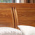 御品工匠 实木床 板木结合床 橡木床 1.5米1.8米气动高箱床 F068(梨木色 配套床头柜（不单卖）)第4张高清大图