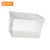 钢米 25L白盖透明 41.5*29.5*25cm 整理收纳箱（计价单位：个）白盖透明第4张高清大图