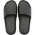 SUNTEK家用黑色软底白色拖鞋男居家浴室洗澡防滑室内夏季女纯色凉鞋(42 -43【适合41-42脚穿】 黑色【主图款】)第2张高清大图