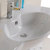 恒妙 实木橡木PVC落地欧式浴室柜组合面盆台盆卫浴柜简约现代洗手池洗脸盆卫生间(实木材质 一米)第3张高清大图