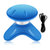 安尚小型三脚按摩器电动蘑菇按摩 棒震动便携式USB电动穴位迷你颈椎腰椎肩背部腰部头部全身振动手持三角三头按摩仪器(蓝色)第2张高清大图