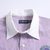U.S.POLO.ASSN男士长袖翻领撞色领条纹商务休闲衬衫 C311010(浅紫色 XL)第4张高清大图