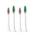 爱博尔(AIBOER)）电动牙刷 刷头 4支装 双色款 适配C3 C5 C6 C7系列儿童电动牙刷 4刷头(王子蓝 C3-4)第5张高清大图