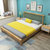 物槿 北欧实木床 LH-01(1.5米*2米原木色 单床+床垫+2床头柜)第4张高清大图