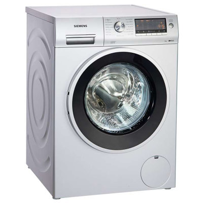 西门子(SIEMENS) XQG80-12S468(WM12S4680W) 8公斤 变频滚筒洗衣机(银色) 3D正负洗 3D智能控制