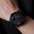 阿 玛尼手表男（Emporio Armani）全自动机械腕表时尚潮流镂空机械表 黑色皮带 AR60032(AR60032)第5张高清大图