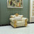 欧尔卡斯    欧式皮艺沙发实木小户型客厅家具简欧沙发(三位+贵妃+脚踏 珍珠黄)第3张高清大图