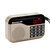 纽曼N63金 老人收音机新款小型迷你便携式可充电多功能插卡播放器歌曲戏曲听戏随身听广播调频第5张高清大图