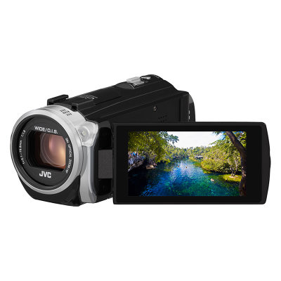 JVC GZ-EX575 高清闪存摄像机 数码摄像机（黑色）251万像素 内置32G闪存+SD卡槽(支持SD/SDHC/SDXC）内置变焦麦克风/内置 LED灯