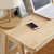 夏树 北欧实木电脑桌SZ001M(国内版0.8米木蜡油原木色 单桌)第4张高清大图