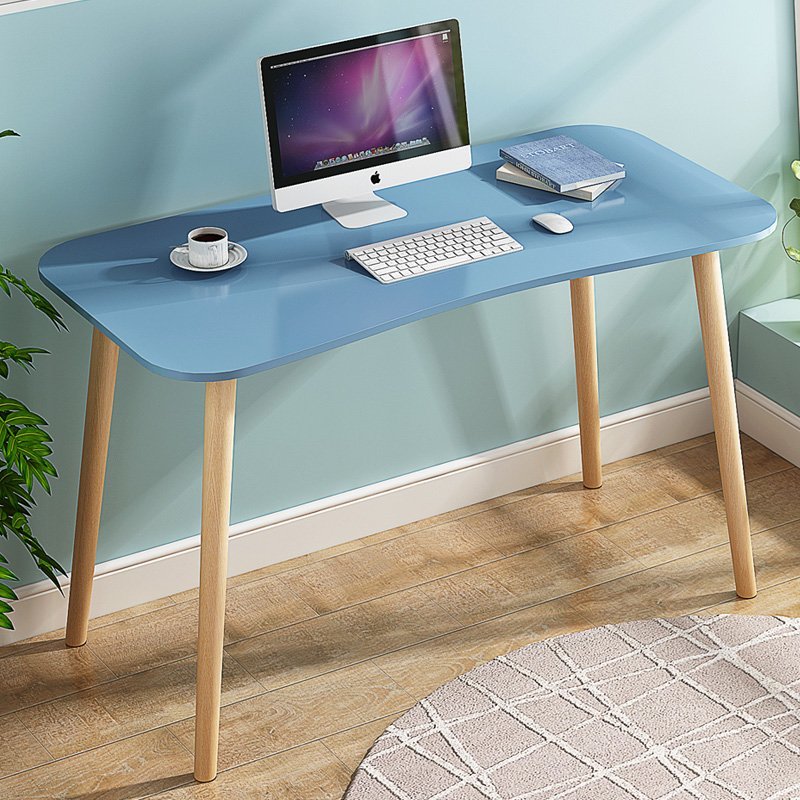 豫见美农弧形电脑桌书桌家用小桌子简约北欧现代卧室办公桌学生简易