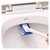 新款免洗马桶刷 家用洁厕刷无死角软毛刷 卫生间坐便器刷子(白色)第2张高清大图