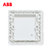 ABB开关插座面板套装德逸系列白色五孔插座86型二三极墙壁电源插座开关面板套餐合集(空白面板)第5张高清大图