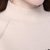 娇维安 冬季女装外套 韩版套头衫 宽松高领毛衣打底衫 字母图案针织衫 女(灰色 均码)第3张高清大图