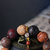 多宝珠雕刻貔貅手串2.0cmx12粒由多种红木雕刻制而成((红檀、金丝楠、红檀、金丝檀...黑花梨、印尼紫檀、绿檀）第3张高清大图