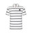 2016夏装新款潮男士短袖T恤翻领条纹纯棉上衣 S133(黑条 3XL)第3张高清大图