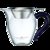 创典 耐热玻璃公道杯 茶滤网茶漏茶海分茶器 功夫茶具配件 耐热玻璃杯第5张高清大图