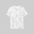 HLA/海澜之家圆领短袖T恤2021夏季新品满身印花舒适透气短袖t恤男HNTBJ2D009A(米白花纹09 170/88A/M)第2张高清大图