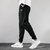 Adidas阿迪达斯男裤  春秋季新款休闲运动裤跑步健身训练裤宽松直筒透气长裤HN3552(黑色 L)第4张高清大图