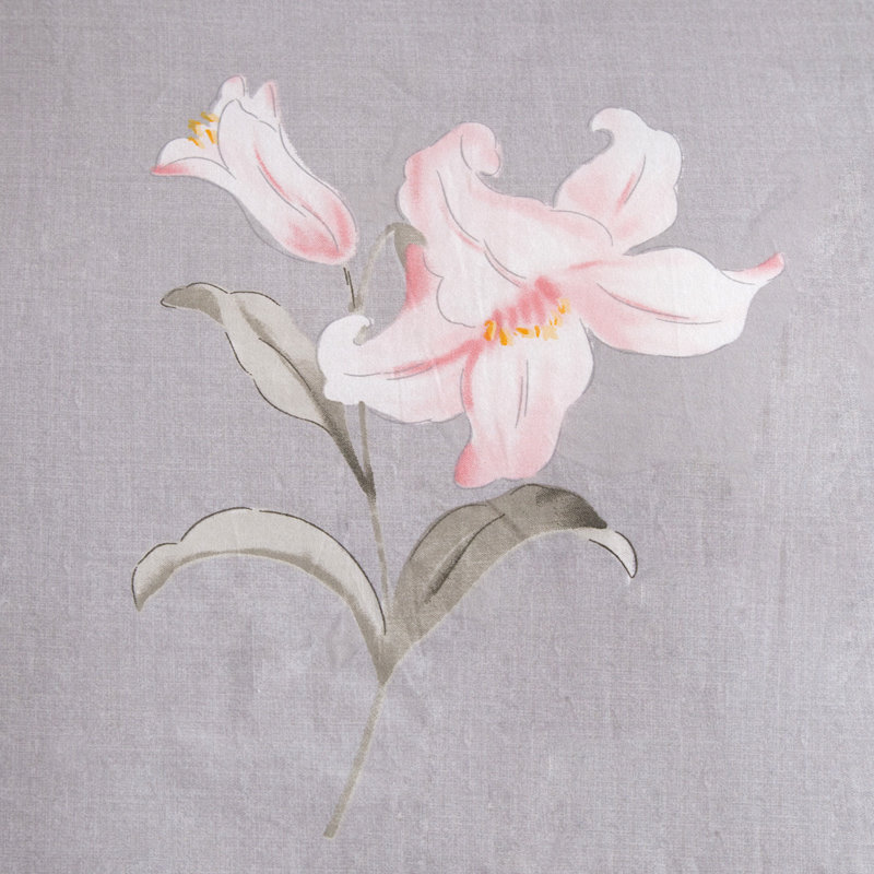 件套亲肤纯棉单人床三件套床上用品学生宿舍双人床床品套件被套灰百合