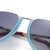 Burberry博柏利/巴宝莉 女士蓝色镜片金属太阳镜眼镜 0BE3098 10054L 54(银色磨砂蓝色镜框灰色渐变)第5张高清大图