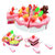 【彼优比】儿童过家家玩具水果蛋糕玩具切切乐水果蛋糕玩具套装儿童玩具(63件蓝)第3张高清大图