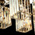 世源LED吸顶灯长方形客厅灯现代水晶灯卧室灯奢华餐厅灯灯具CL9136(6头方片水晶)第5张高清大图