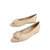 森达2021秋季新款商场同款珍珠尖头气质平底女单鞋3WE01CQ1(粉红色 35)第3张高清大图