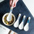 陶瓷小勺子日式稀饭勺家用调羹创意汤匙盛汤大汤勺饭勺餐具套装(年轮 1个装)第3张高清大图