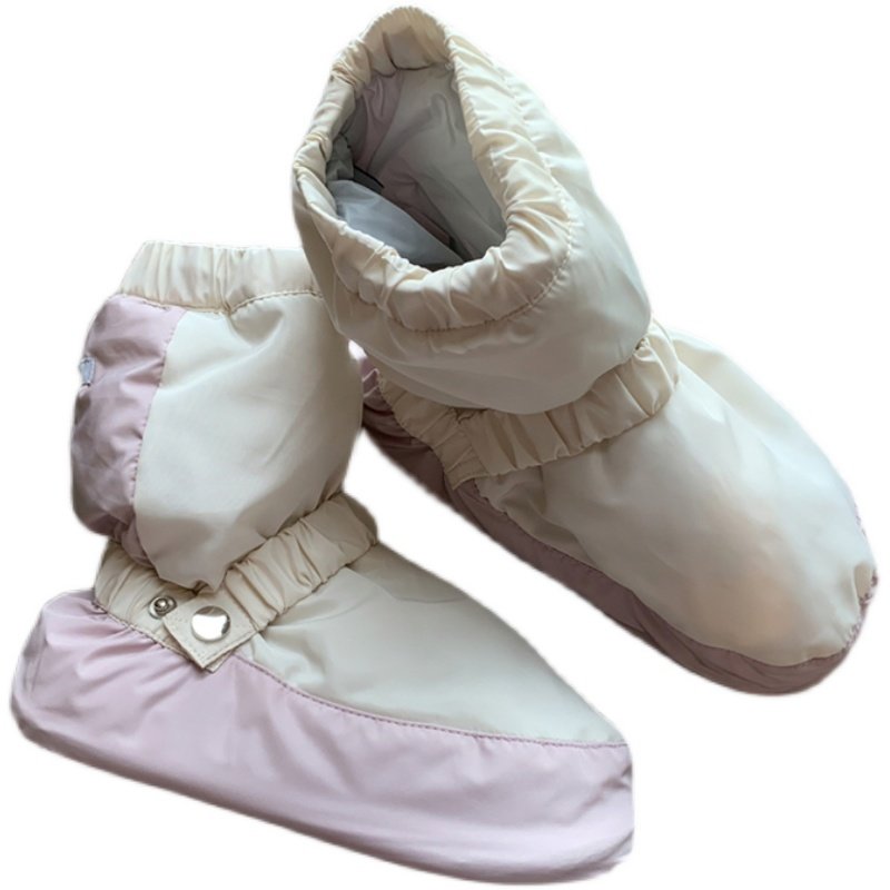 suntekmaxfax花仙子舞蹈保暖鞋女练功棉鞋芭蕾演出热身靴大码4143女鞋