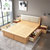 诱居 床 时光极简北欧实木床 原木色橡胶木现代简约软件靠床铺1.8米日式双人1.5m单人床(1.5米 床+床垫+床头柜*2)第4张高清大图