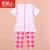 南极人儿童棉莱卡时尚打底内衣（亮色爱心） N513T80422(粉色 110cm)第5张高清大图