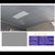 白色灰色集成吊顶铝扣板厨房卫生间天花板吊顶(灰 300*300*.5)第5张高清大图