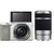 索尼（SONY）ILCE-6100L/a6100/A6100L微单数码相机 16-50+55-210双镜头套装 翻转自拍(白色)第3张高清大图